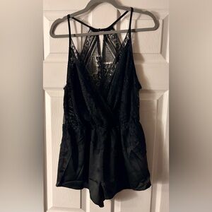 Lulu's Black Lace Detail Dress